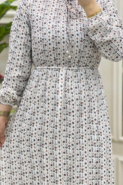 Sırma Elbisem Kahverengi