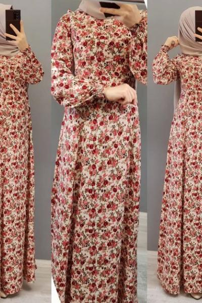 SİZ İSTEDİNİZ BİZ YAPTIK  YENİ MODEL ELBİSEMİZE BAYILACAKSINIZ   Krem