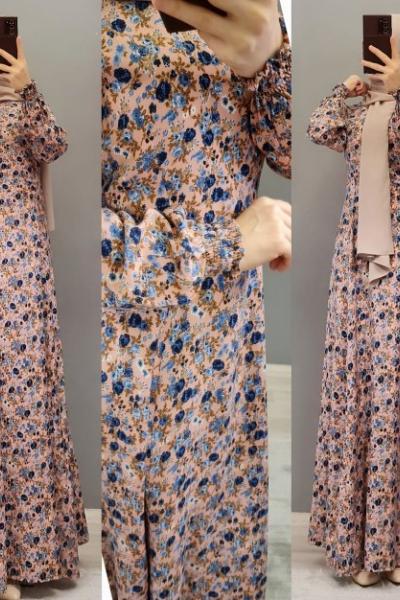 SİZ İSTEDİNİZ BİZ YAPTIK  YENİ MODEL ELBİSEMİZE BAYILACAKSINIZ   Pudra