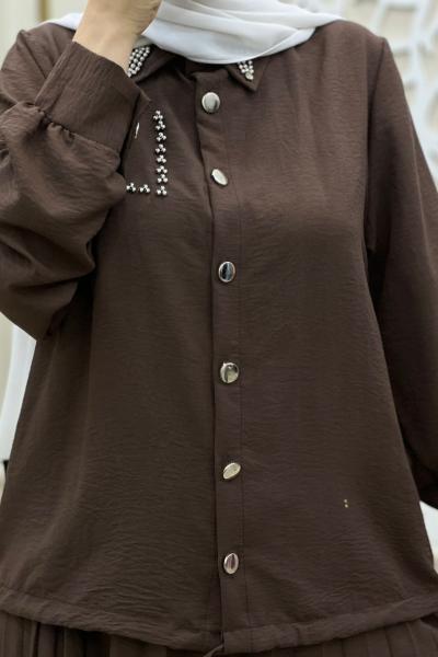 Şölen Takım Kahverengi