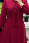 Soylu Elbise Bordo