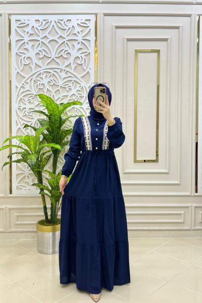 Şubat Elbise Lacivert