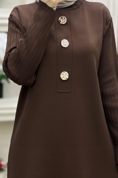 Şulem Tunik  Kahverengi