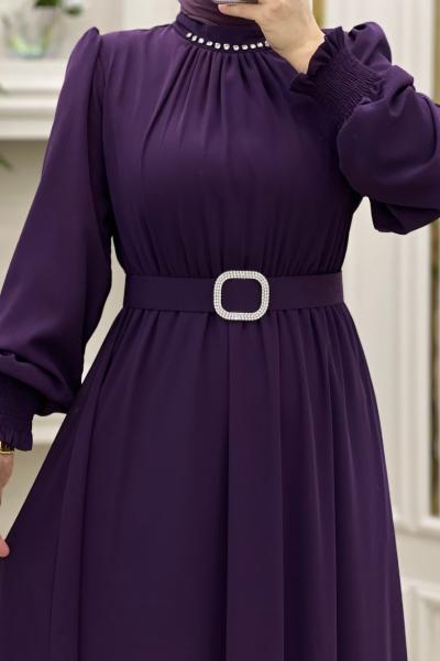 Sülün 2 Elbise Mor