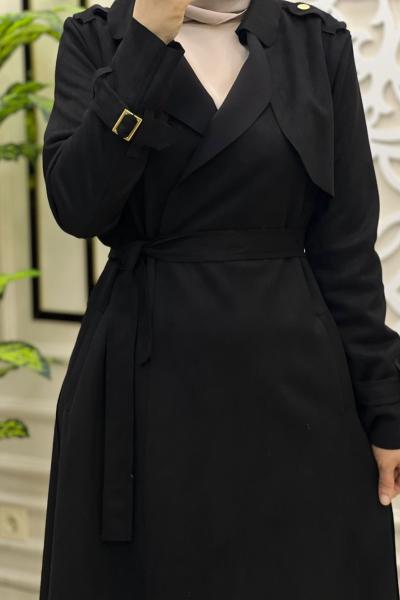 Sümbül Süet Kap Siyah