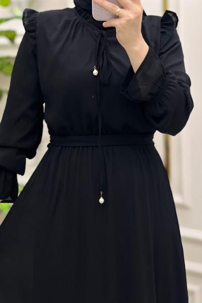 Şura elbise  Siyah