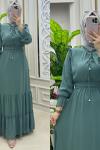 Şura elbise  Mint Yeşili