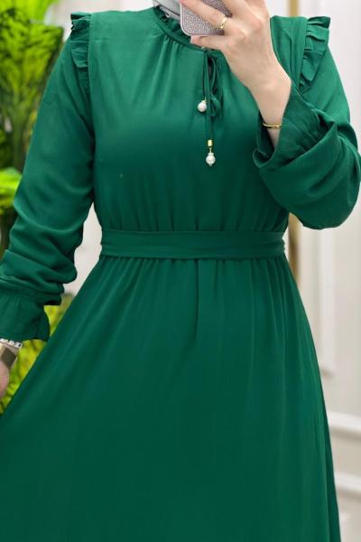 Şura elbise  Yeşil