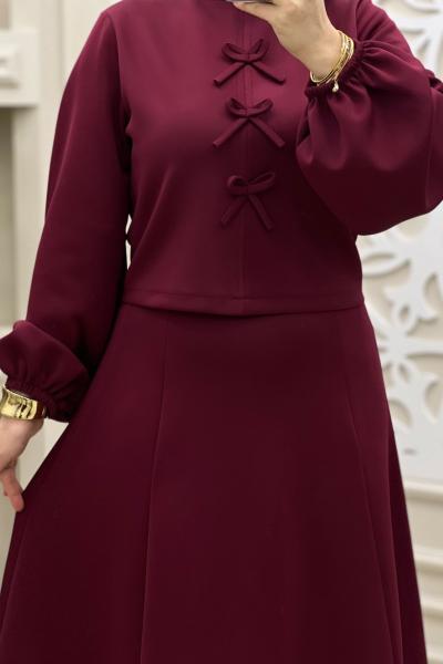 Süslü Takımım Bordo