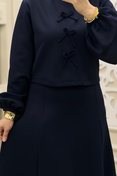 Süslü Takımım Lacivert