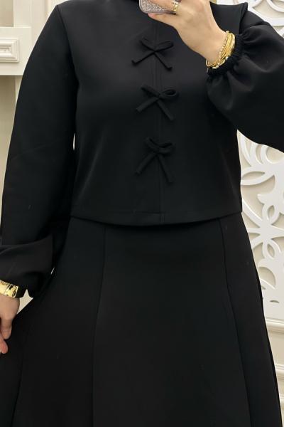 Süslü Takımım Siyah