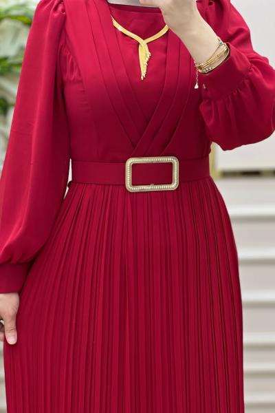 Suzan Elbise  Kırmızı