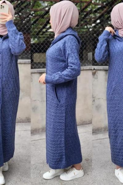 Tarçın Hırkam Mavi