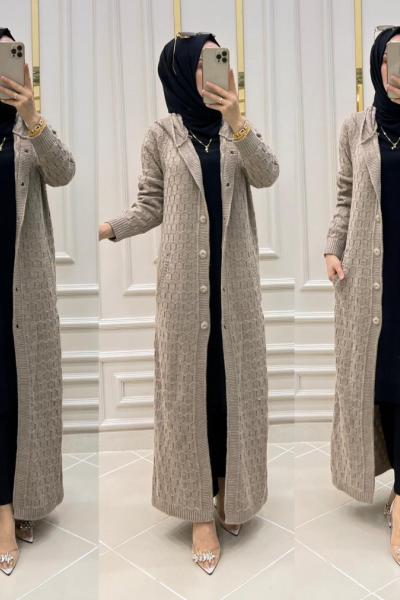 Tarçın Hırkam Taş Rengi