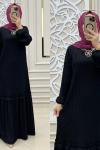 Tesettür Semra Elbisem Siyah