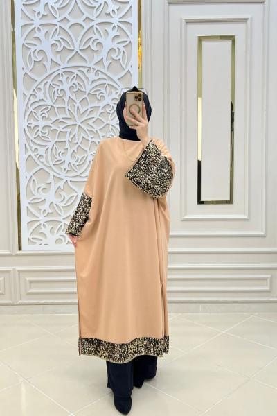 Tesettür Sezgi Tunik Vizon Gold