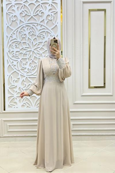 Tesettür Hürrem Elbise Bej