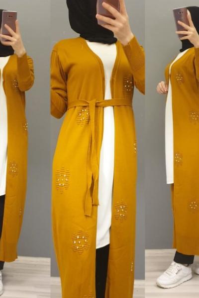 Triko Hırkam  Sarı