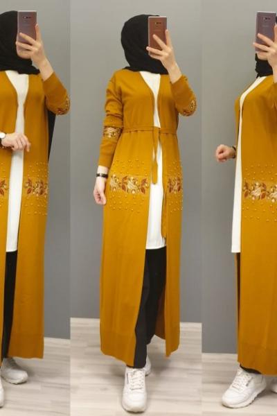 Triko Hırkam  Sarı