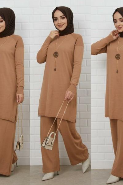 Triko Takımım Sütlü Kahve