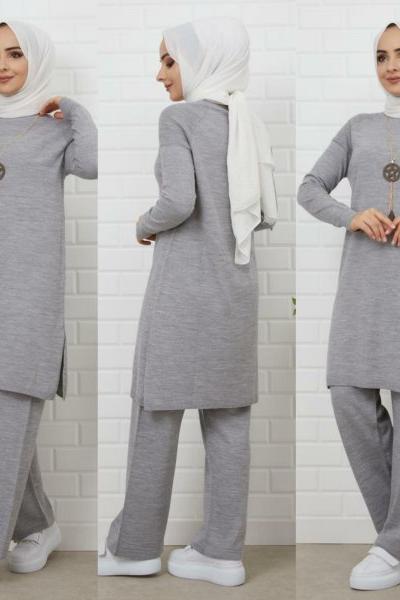 Triko Takımım Açık Gri