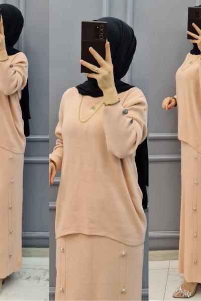 Triko Takımım Pudra