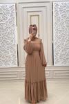 Tuana Elbise  Camel