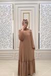 Tuana Elbise  Camel