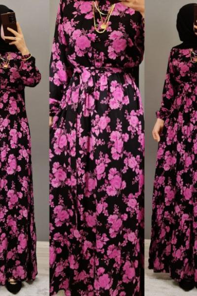 VİSKON ELBİSEM Pembe