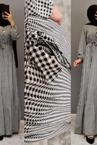 VİSKON ELBİSEM Siyah