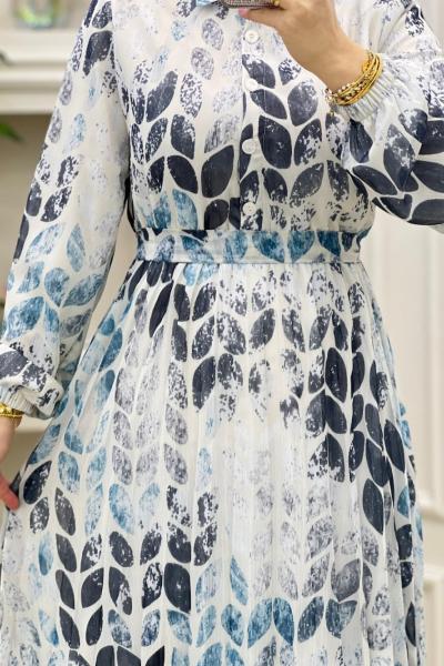 Yaprak Elbisem Antrasit