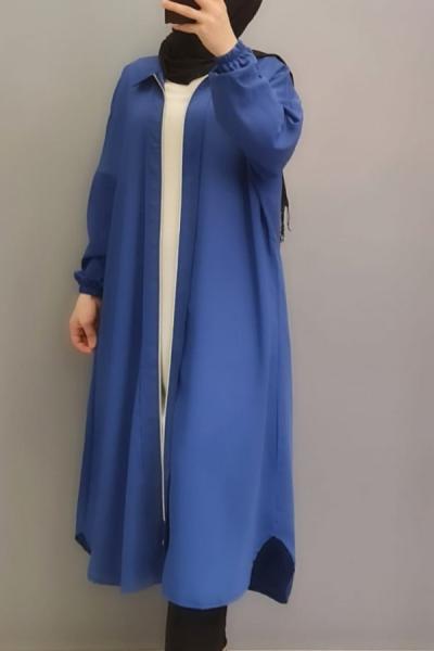 Yazlık Kap Modelim Saks Mavisi