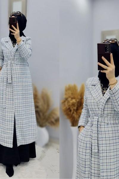 Yeni Astarsız Kap Modelim Mavi Geçişli