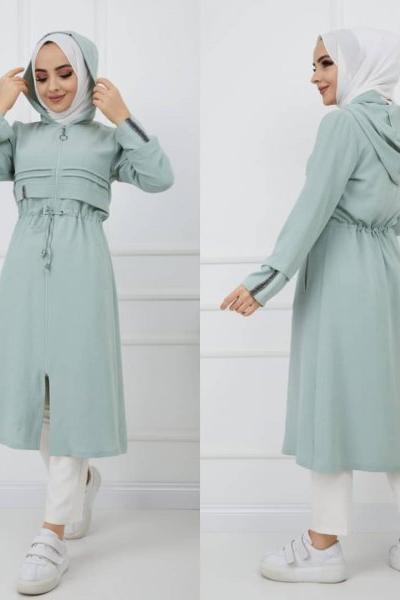 Yeni Ayrobin Kap Modelim Mint Yeşili