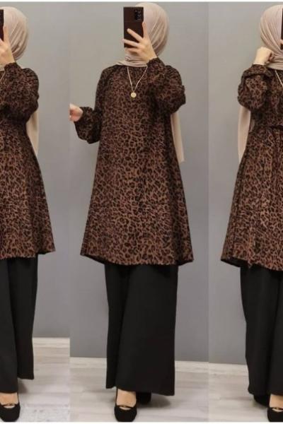 YENİ MODEL LEOPAR TUNİĞİM Leopar