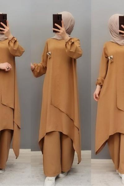 YENİ MODEL ÇAPRAZ TAKIMIM Kahverengi