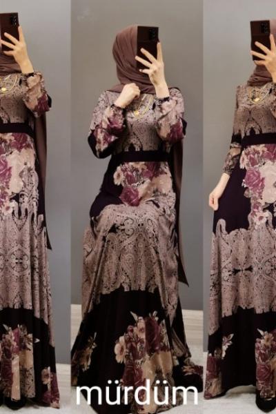 YENİ MODEL ELBİSEM Mürdüm