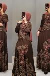 YENİ MODEL ELBİSEM Kahverengi