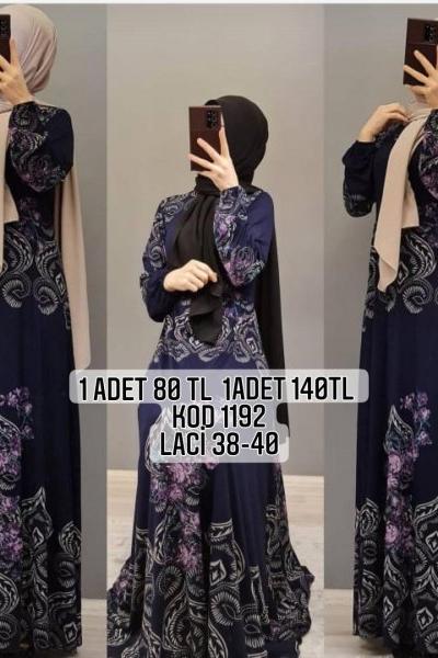 YENİ MODEL ELBİSEM Mavi