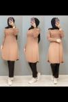 Yeni Model Triko Tunik  Pudra