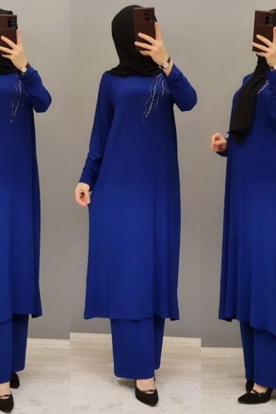 Yeni Model Takımım Saks Mavisi