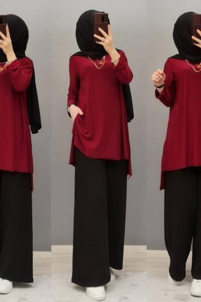 Yeni Model Tuniğim Bordo