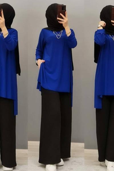 Yeni Model Tuniğim Saks Mavisi