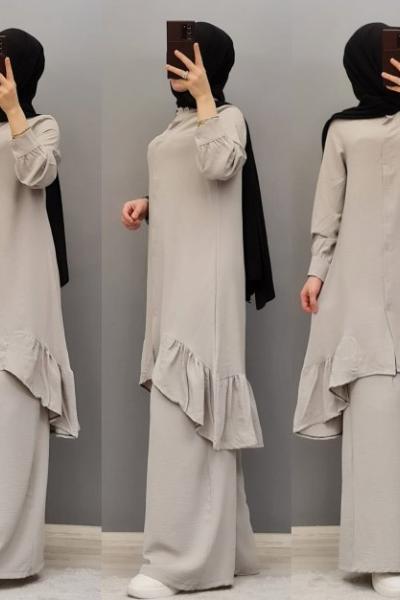 Yeni Model Ayrobin Takımım Taş Rengi