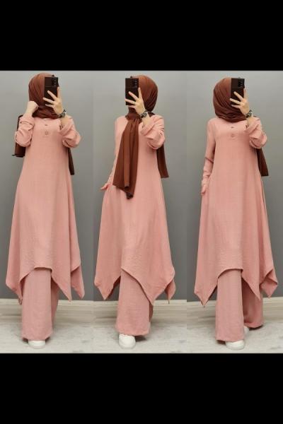 Yeni Model Ekose Takımım  Pudra