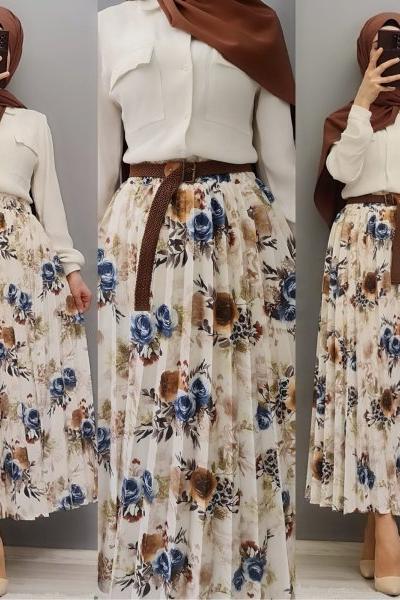 Yeni Model Etegim Turkuaz Beyaz