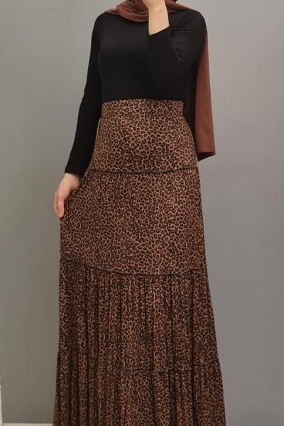 Yeni Model Eteğim Leopar