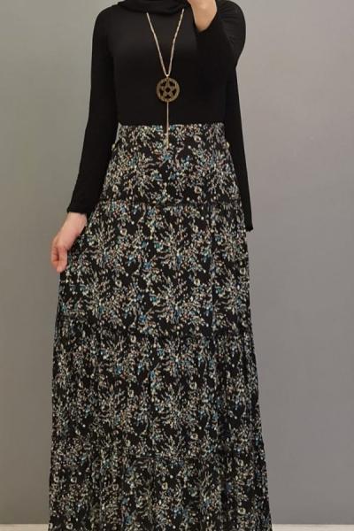 Yeni Model Eteğim Siyah mavi