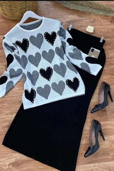 Yeni Model Triko Takımım Siyah