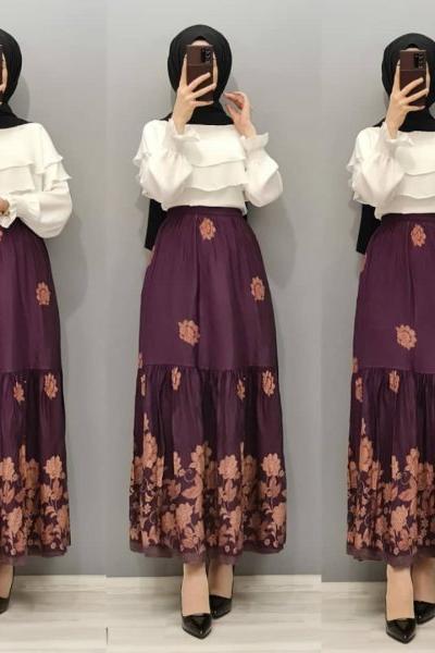 Yeni Model Eteğim Mor